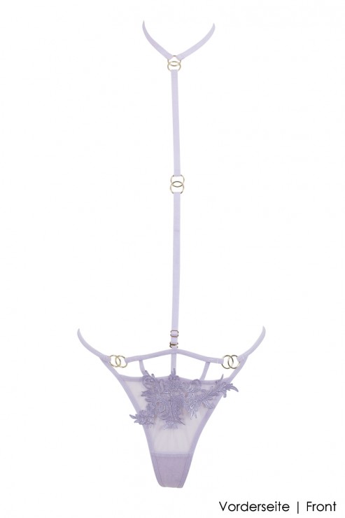 Bluebella - Priscilla Harness G-String - Lavendel